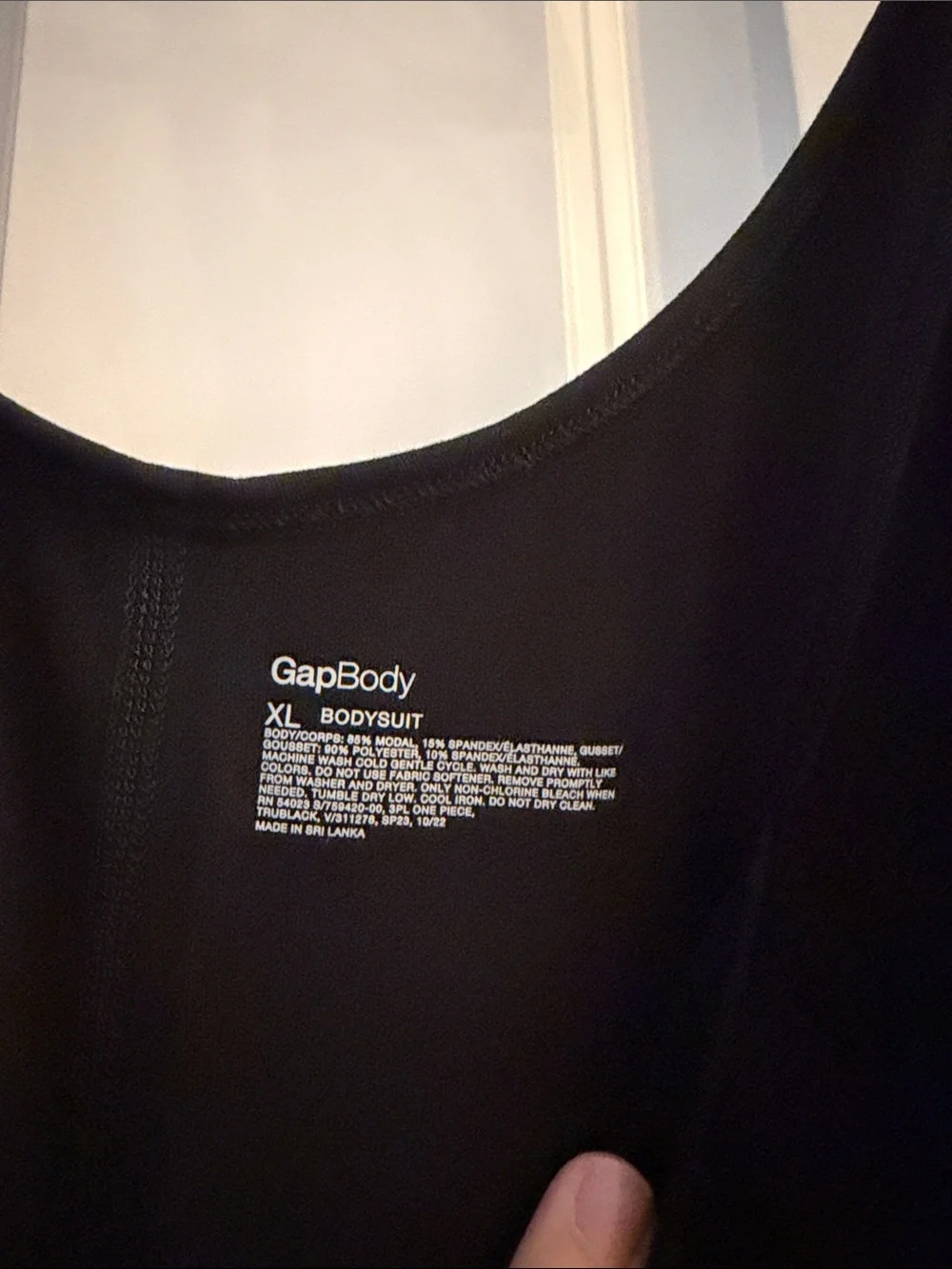 NWOT GAP Black Maternity Tank Jumpsuit - Picture 4 of 6